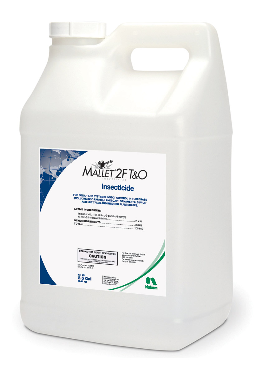 Mallet® 2F T&O 2.5 Gallon Jug - 2 per case - Insecticides